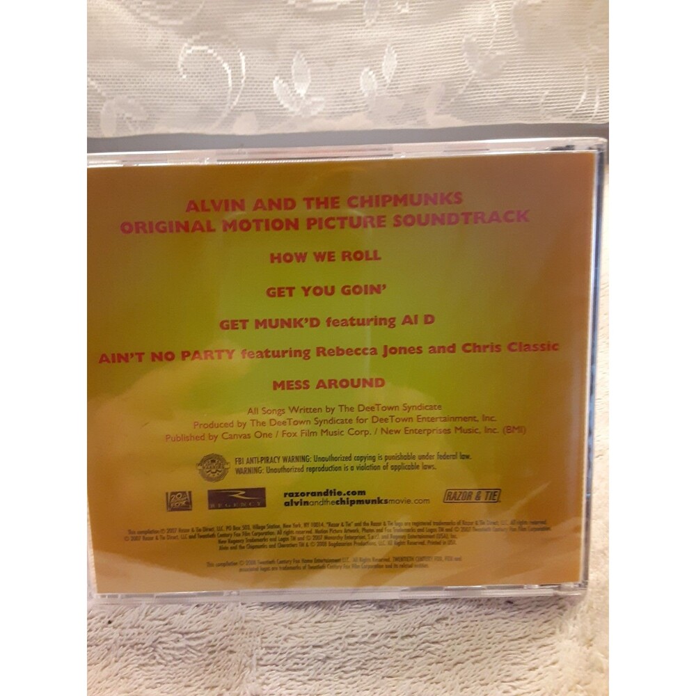 Alvin and the Chipmunks Soundtrack CD from the Movie 2007 - Picture 2 of 4